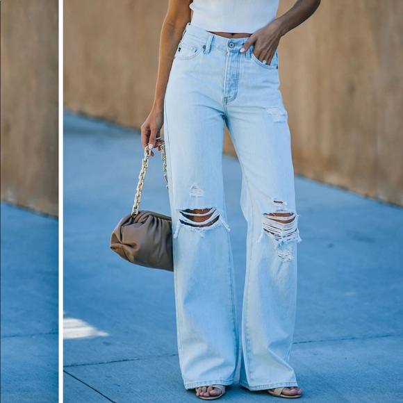 LONDON HIGH RISE 90’S FLARE DENIM - Picture 4 of 4